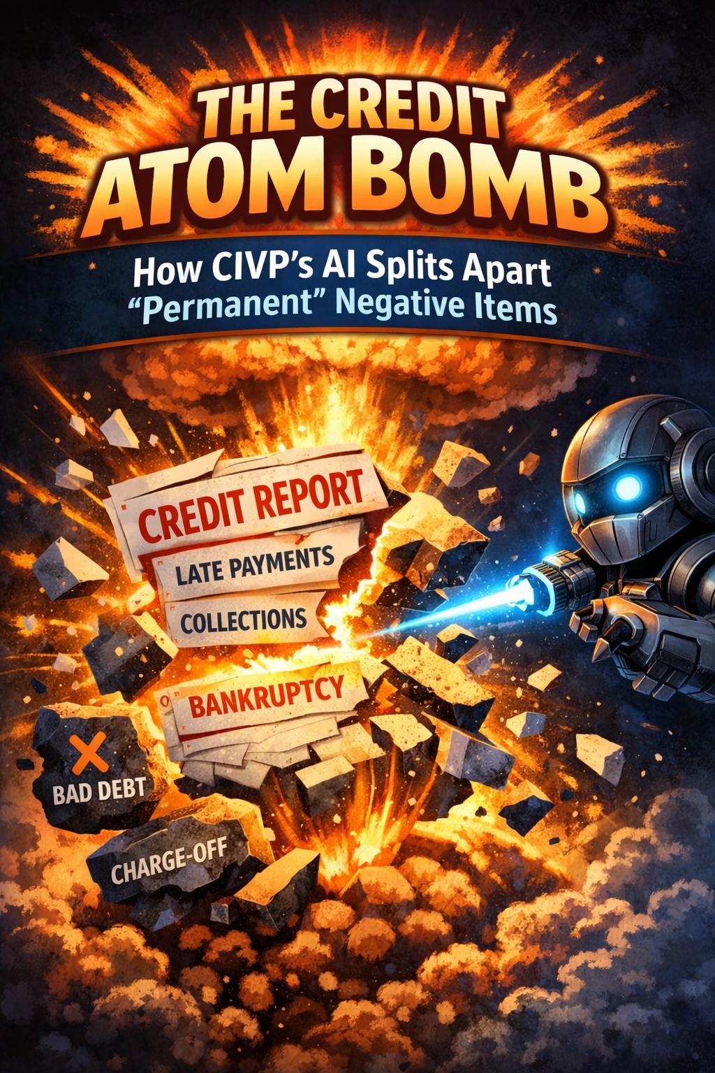 The Credit Atom Bomb: How CIVP’s AI Splits Apart ‘Permanent’ Negative Items