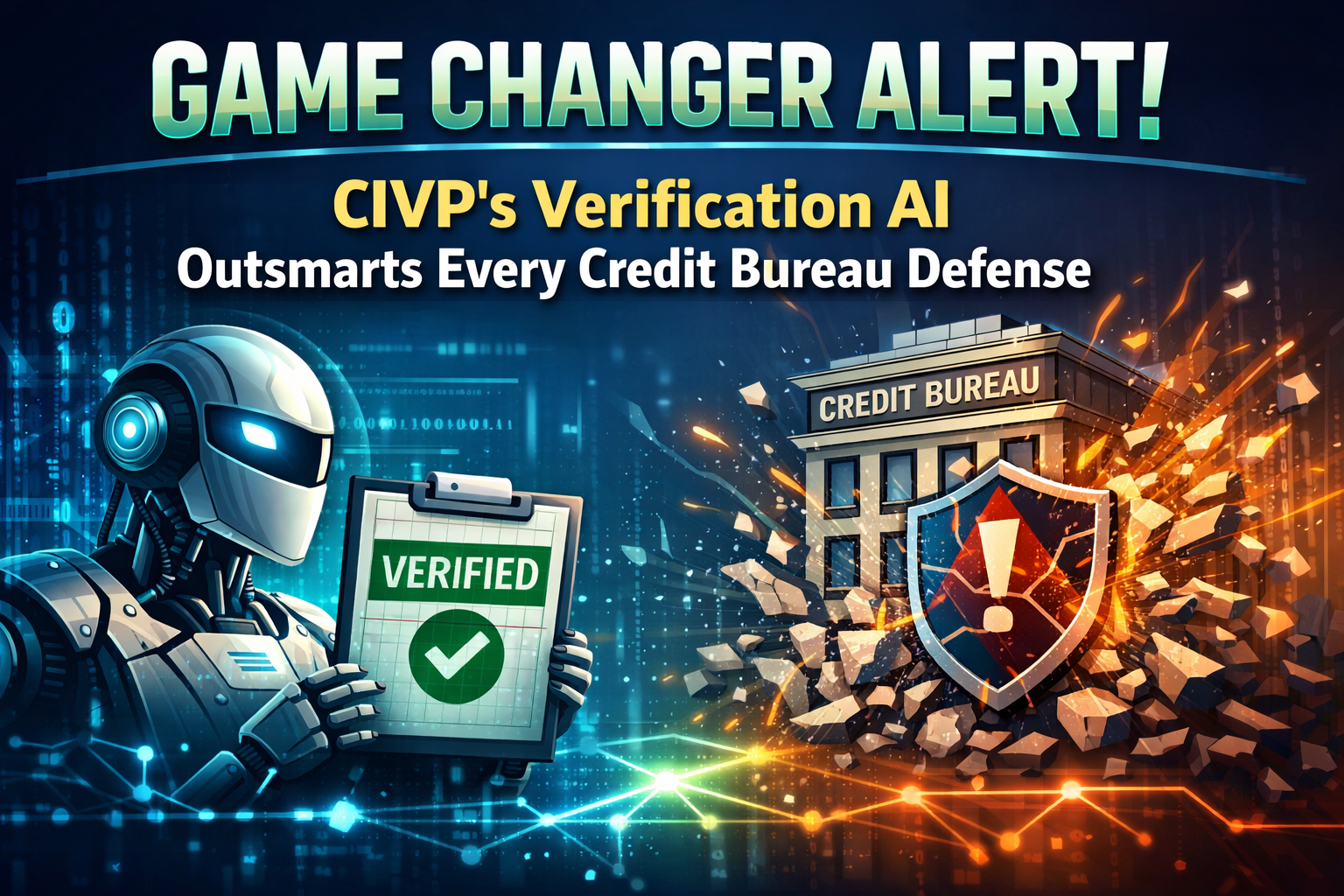 GAME CHANGER ALERT: CIVP’s Verification AI Outsmarts Every Credit Bureau Defense