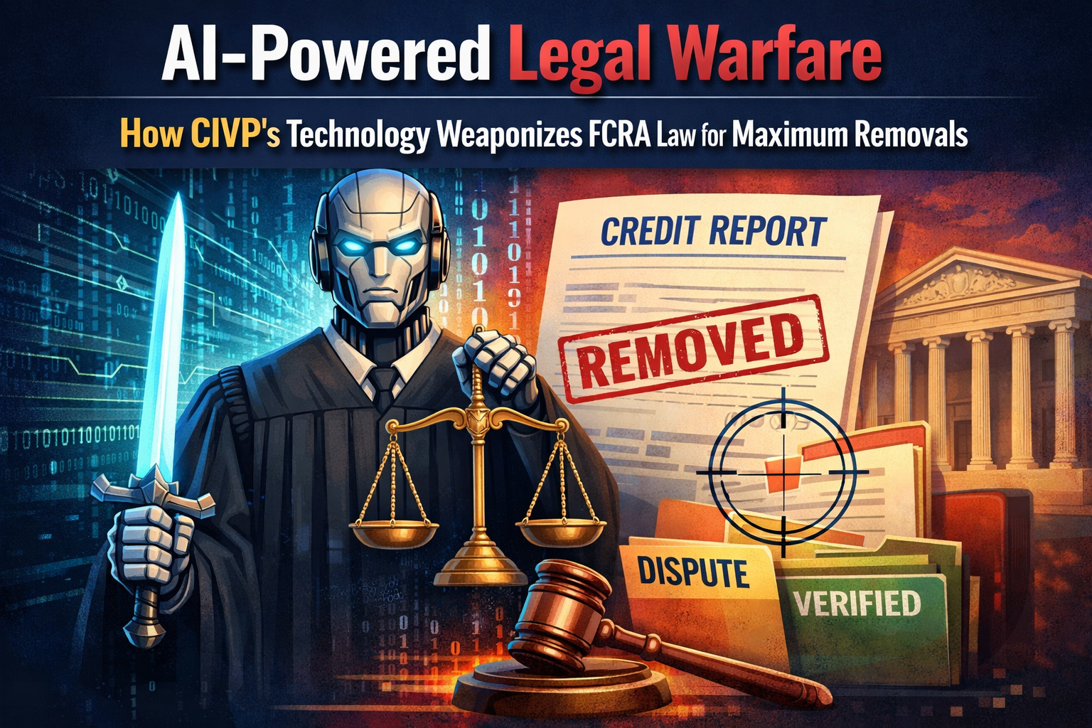 AI-Powered Legal Warfare: How CIVP’s Technology Weaponizes FCRA Law for Maximum Removals