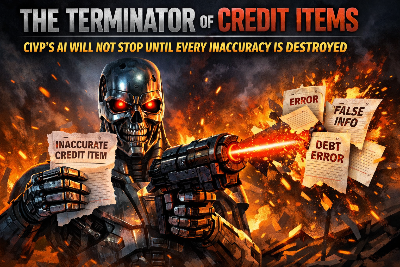 The Terminator of Credit Items: CIVP’s AI Will Not Stop Until Every Inaccuracy is Destroyed